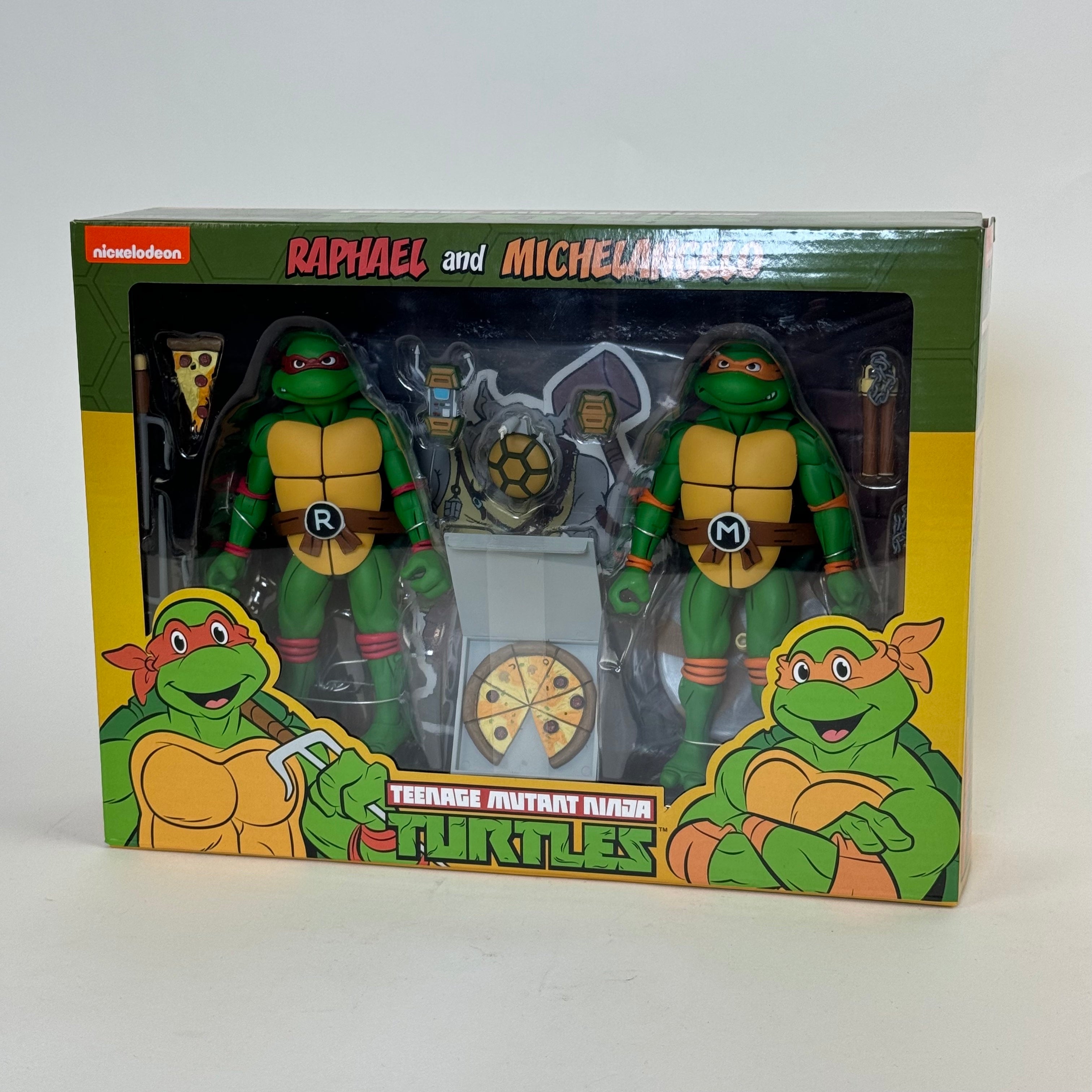 NECA TMNT Raphael Michelangelo shops 2 Pack New