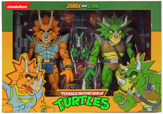 NECA TMNT Cartoon Zarax and Zork 2-Pack