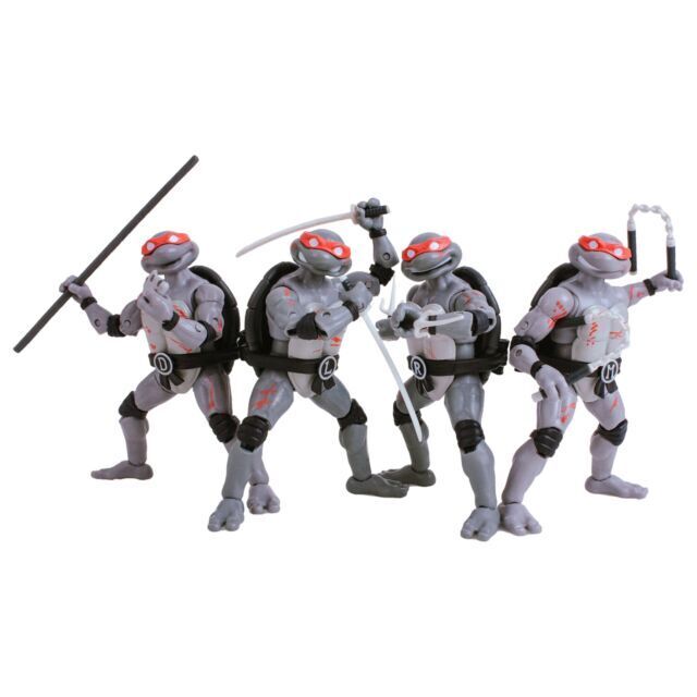 BST AXN TMNT Battle Damage 4-Pack