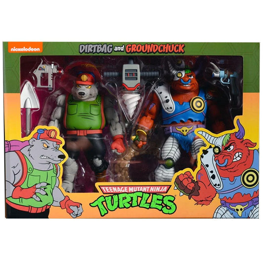 NECA TMNT Cartoon Dirtbag and Groundchuck 2-Pack