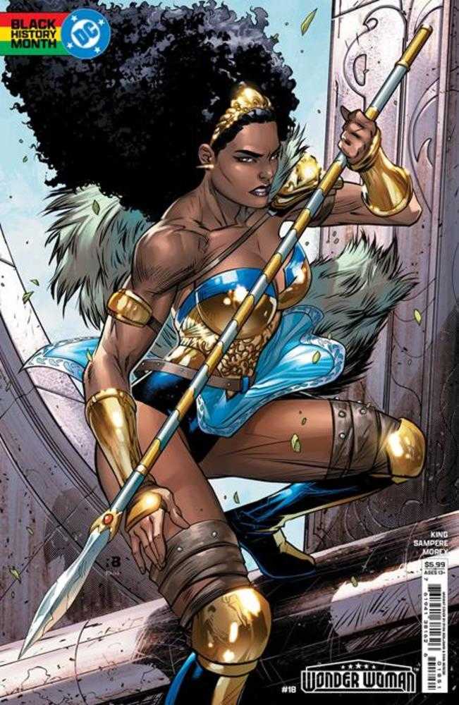 Wonder Woman #18 Cover D Ryan Benjamin Black History Month Card Stock Variant