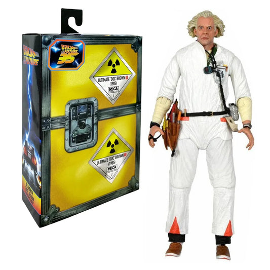 NECA Back to the Future Ultimate Doc Brown (Hazmat Suit) Action Figure