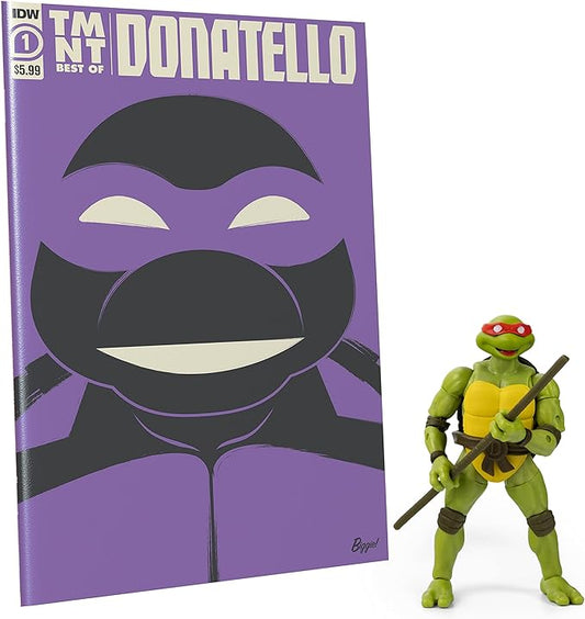 BST AXN TMNT Donatello Comic+Figure