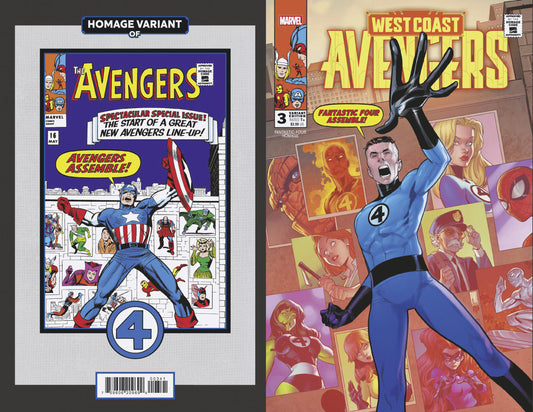 West Coast Avengers #3 Paco Medina Fantastic Four Homage Variant