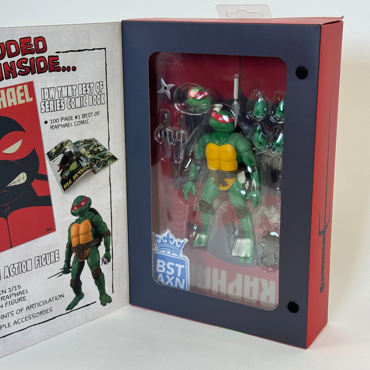 BST AXN TMNT Raphael Comic+Figure