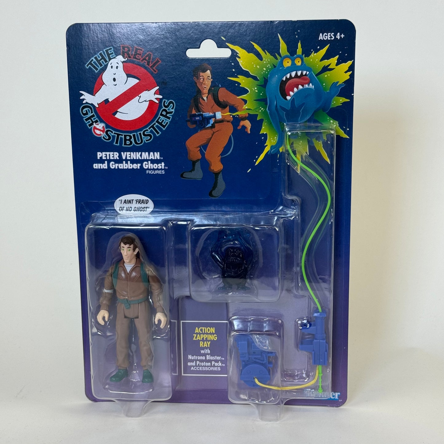 Hasbro The Real Ghostbusters Peter Venkman and Grabber Ghost