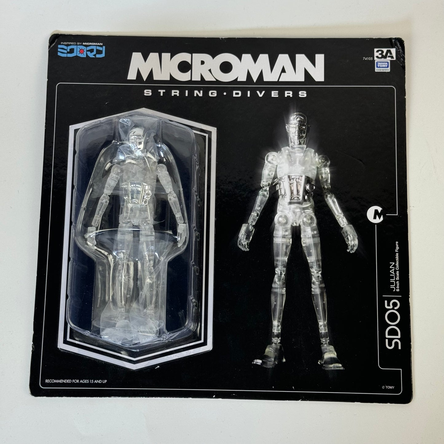 Microman String Divers SD05 Julian (Clear Body)