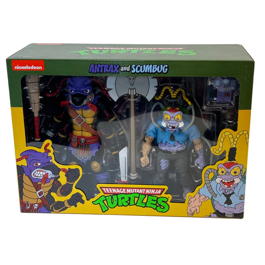 NECA TMNT Cartoon Antrax and Scumbug 2-Pack