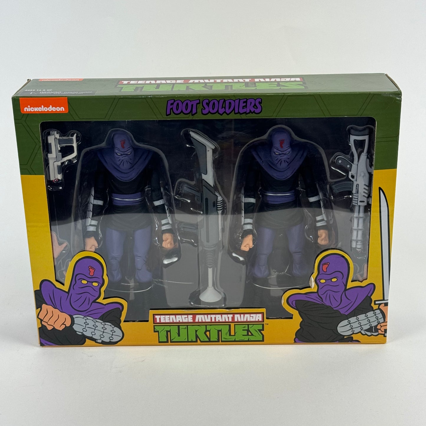 NECA TMNT Cartoon Foot Soldiers 2-Pack