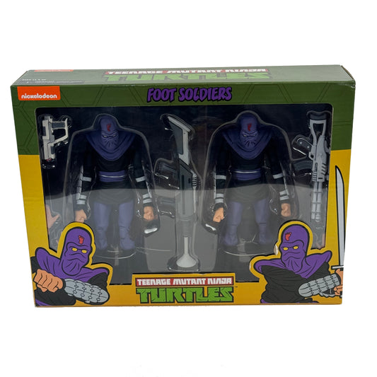 NECA TMNT Cartoon Foot Soldiers 2-Pack