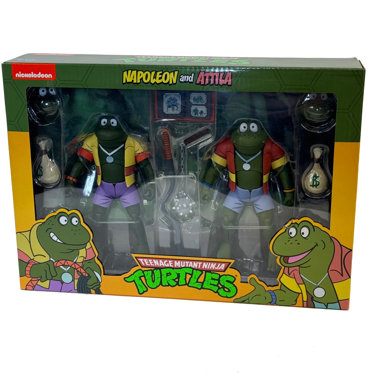 NECA TMNT Cartoon Napoleon and Attila 2-Pack