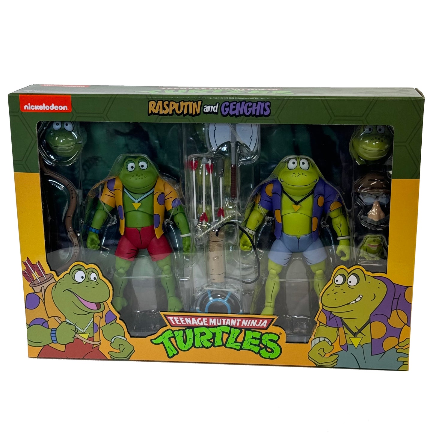 NECA TMNT Cartoon Rasputin and Genghis 2-Pack