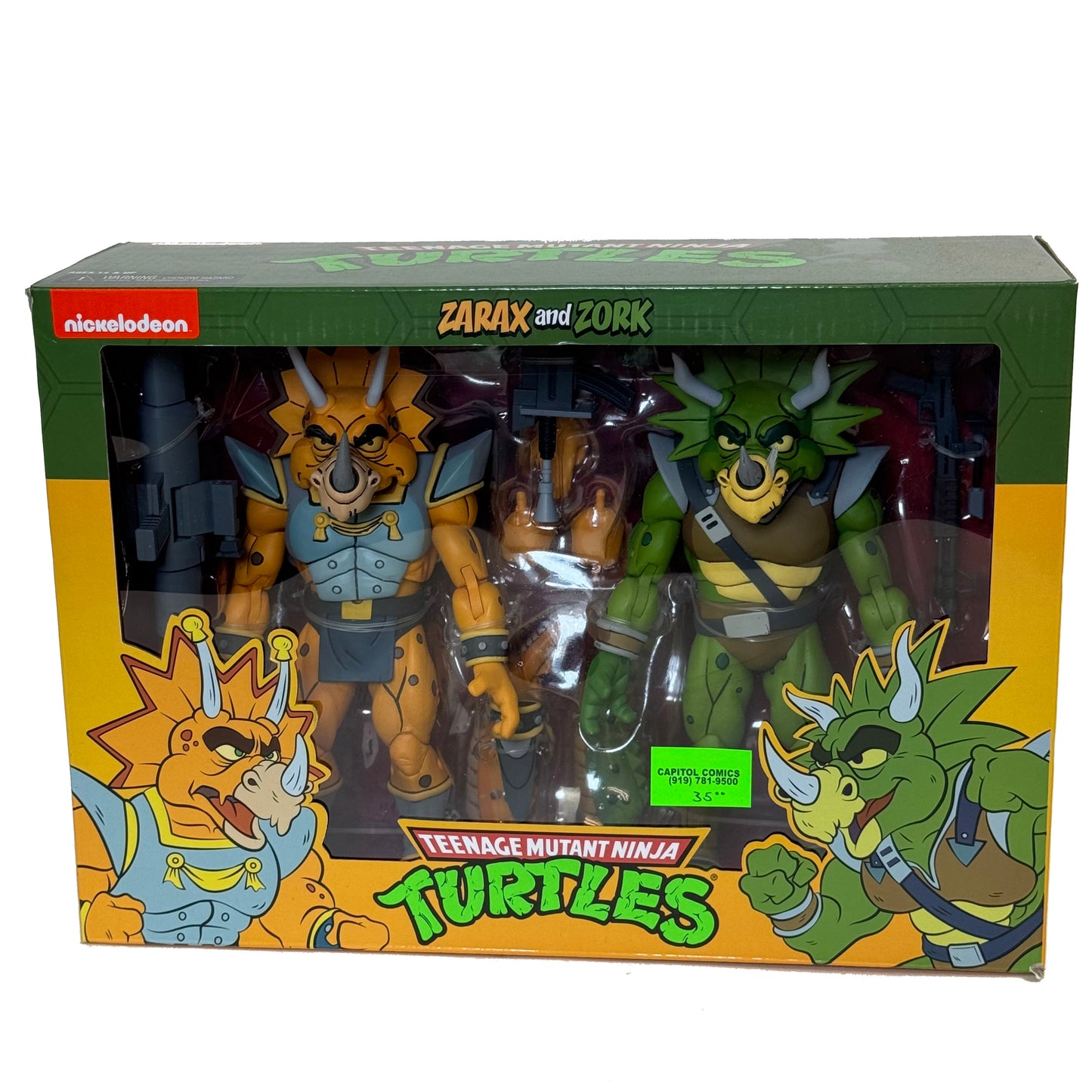 NECA TMNT Cartoon Zarax and Zork 2-Pack