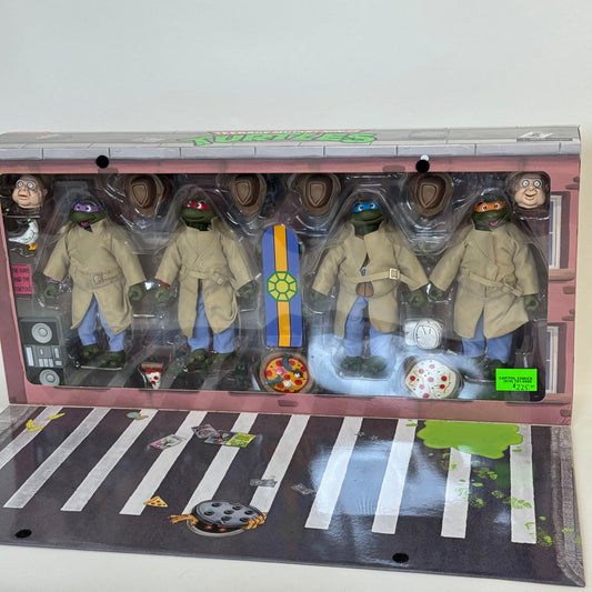 NECA TMNT Turtles in Disguise 4-Pack