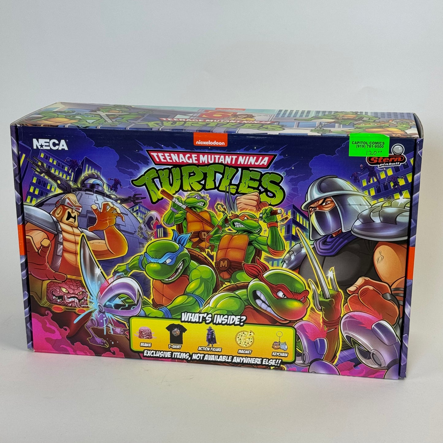 NECA TMNT Cartoon Stern Pinball Crate