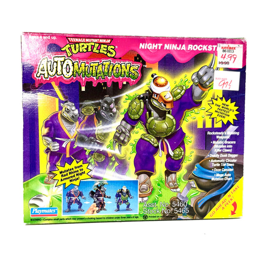 Playmates TMNT Automutations Night Ninja Rocksteady