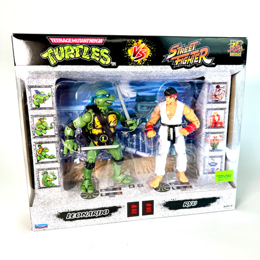 Playmates Teenage Mutant Ninja Turtles Leonardo Vs Street Fighter Ryu