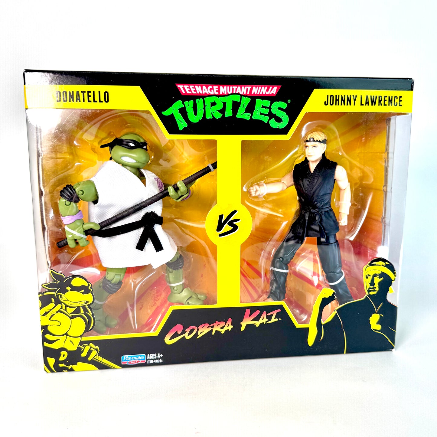 Playmates TMNT Vs. Cobra Kai Donatello Vs. Johnny Lawrence