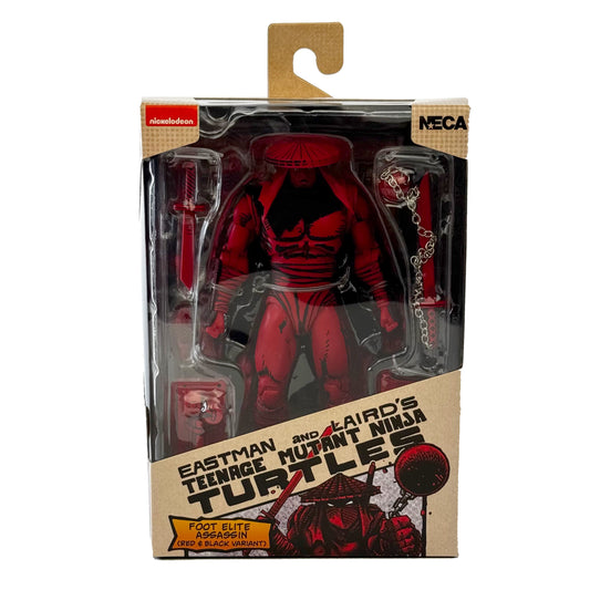 NECA Mirage TMNT Foot Elite Assassin (Red & Black)