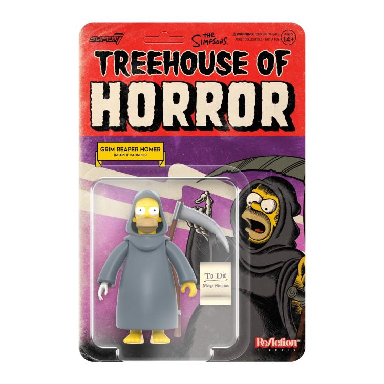 Super7 Simpsons Treehouse of Horror Grim Reaper Homer