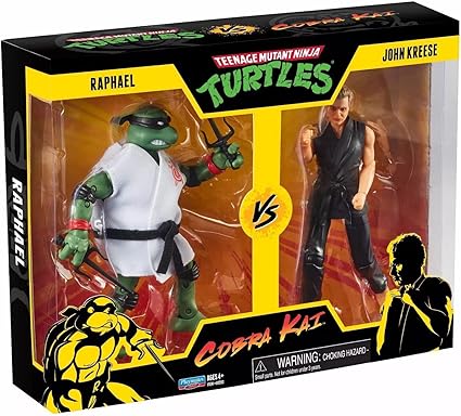 Playmates TMNT Vs. Cobra Kai Raphael Vs. John Creese