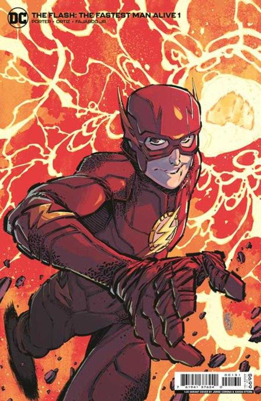 Flash The Fastest Man Alive #1 (Of 3) Cover C 1 in 25 Jorge Corona Card Stock Variant