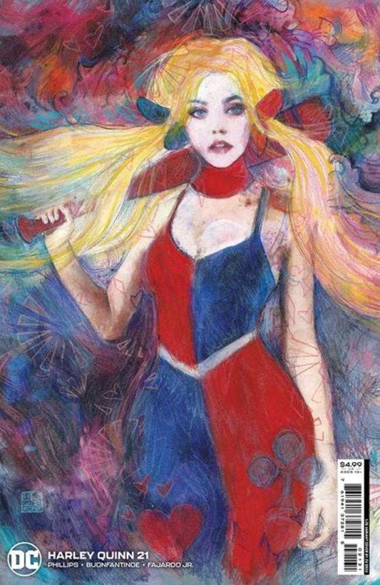 Harley Quinn #21 Cover E 1 in 25 Zu Orzu Card Stock Variant