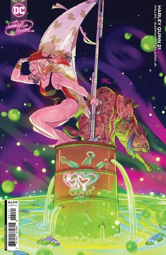 Harley Quinn #21 Cover D Megan Huang Swimsuit Card Stock Variant