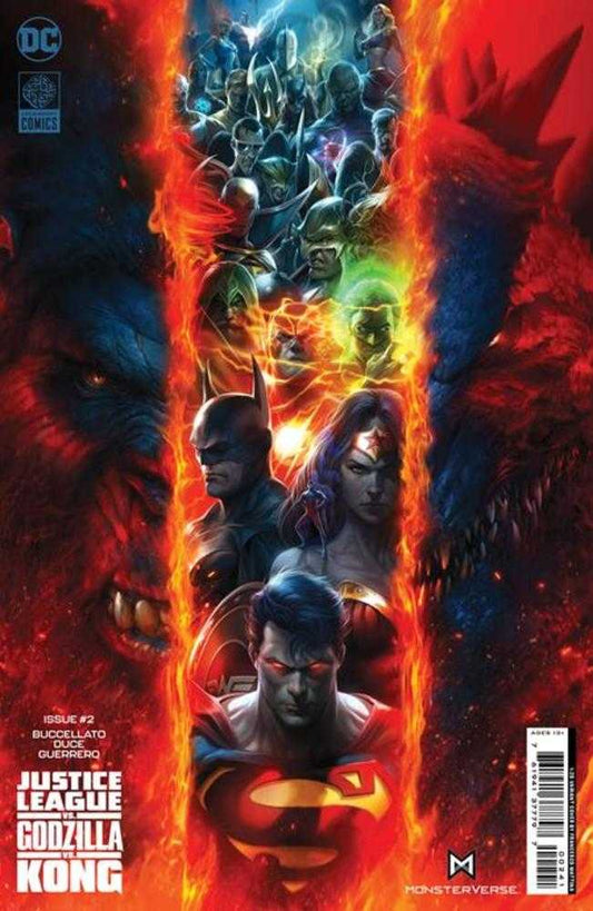 Justice League vs Godzilla vs Kong #2 (Of 7) Cover D 1 in 25 Francesco Mattina Card Stock Variant